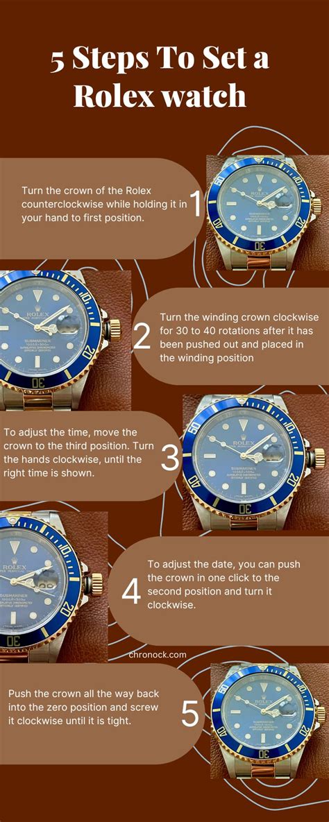 How to Set your Rolex: Step.